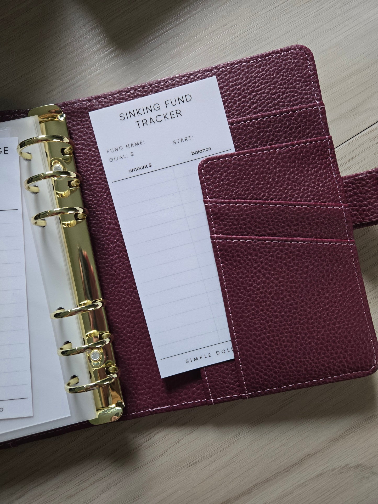 A6 Trackers - (Expense/Sinking Fund/Challenges)