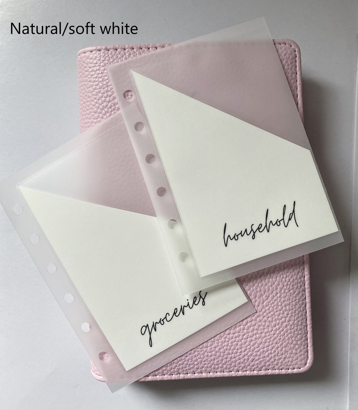 A7 Peek-A-Boo Matte Cash Envelopes - Custom