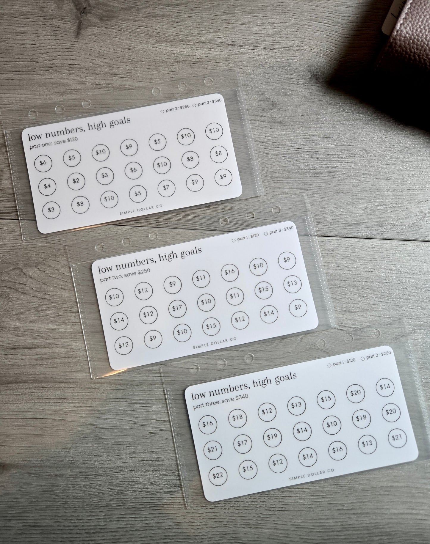 Low Numbers 3-Part Savings Challenge