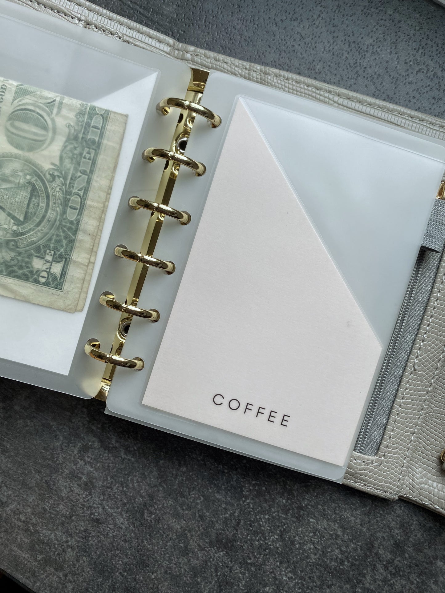 A7 Peek-A-Boo Matte Cash Envelopes - Custom