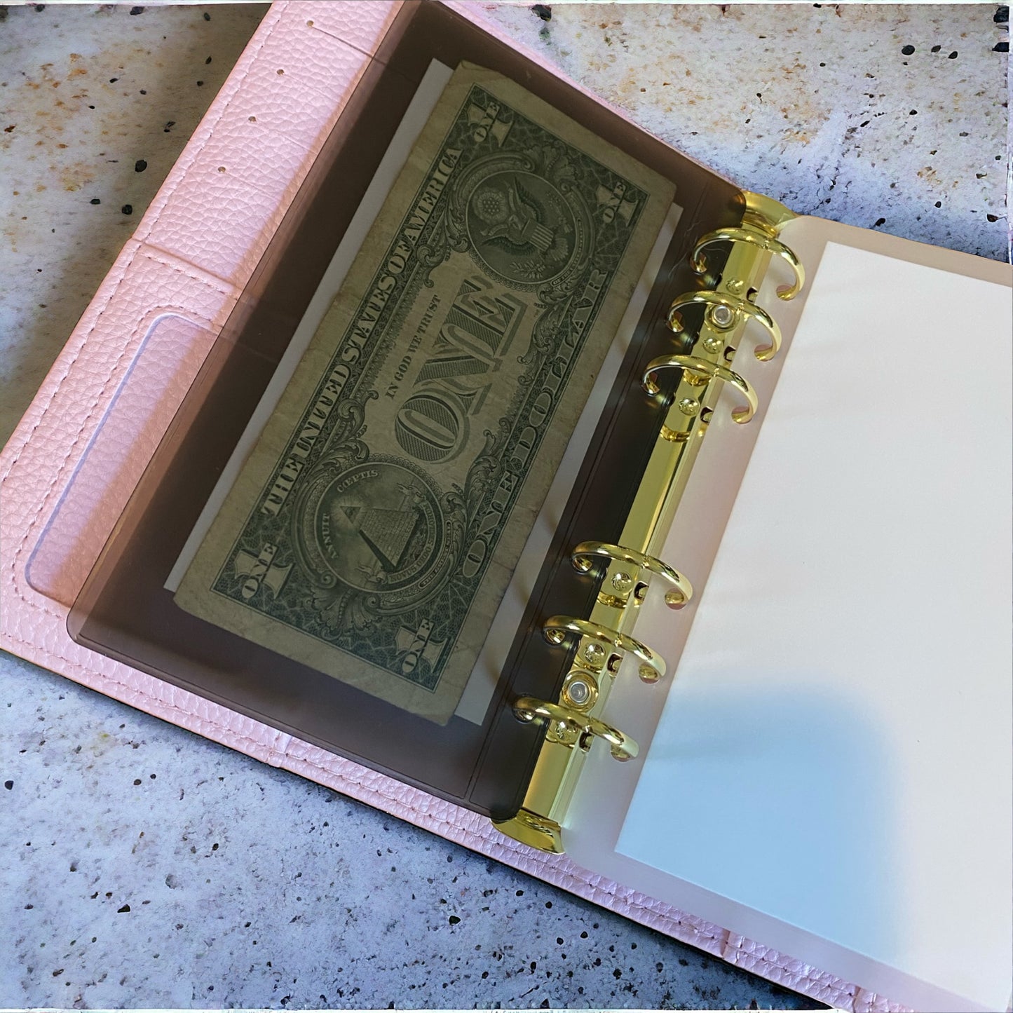 A6 Tinted Cash Envelope | Side open