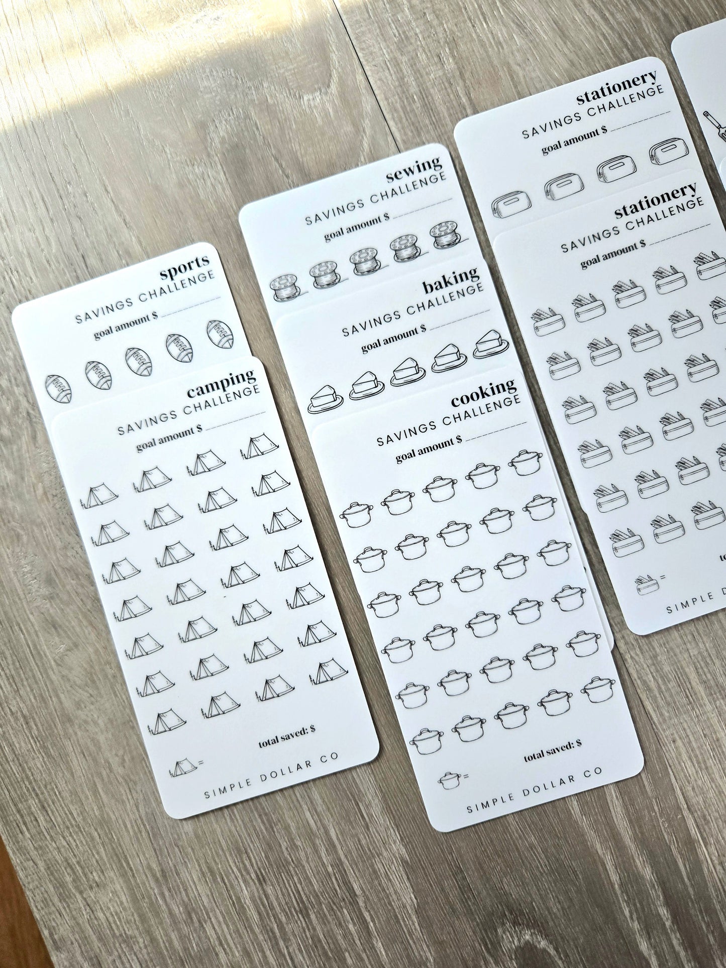 "Things We Love" Savings Challenges (Individual)