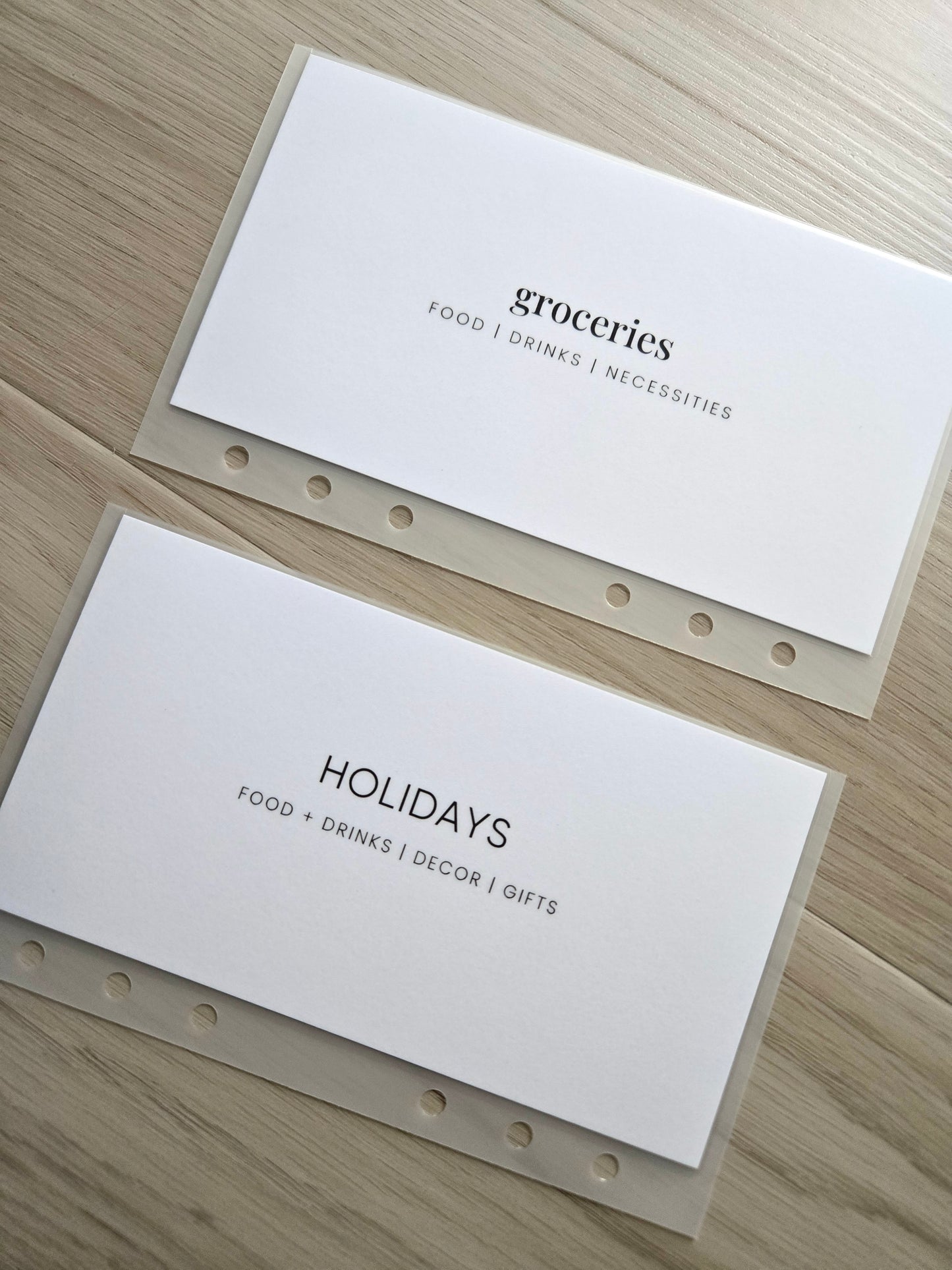 A6 *New Style* Custom Cash Envelopes