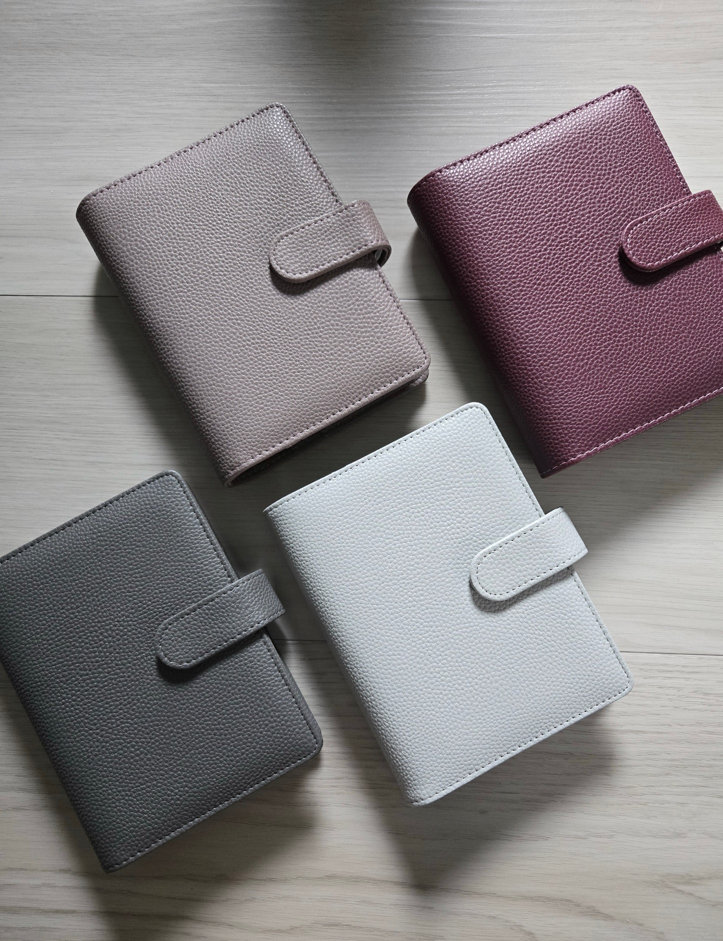 A6 Luxe Pebble Leather Binder
