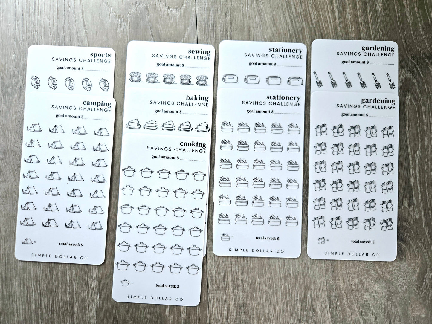 "Things We Love" Savings Challenges (Individual)