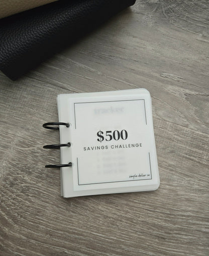 $500 Mini Booklet Savings Challenge