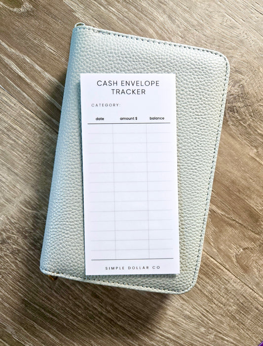 Cash Envelope Expense Trackers (Reusable)