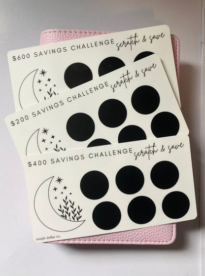 Scratch & Save Savings Challenges