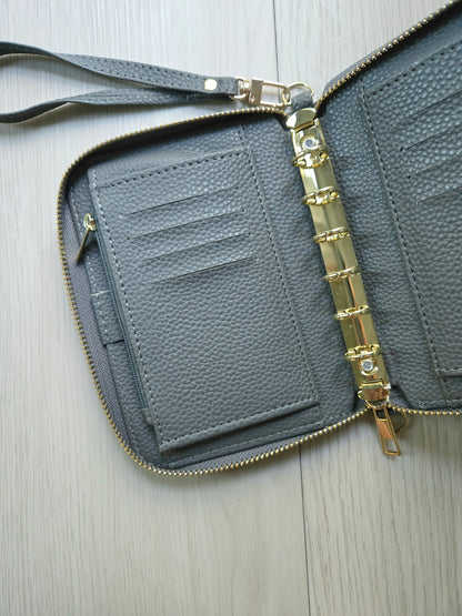 A7 Pebble Leather Wallets w/ wristlet